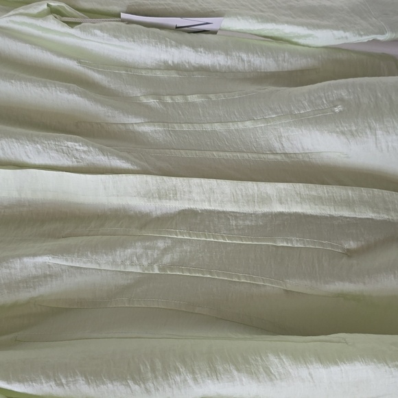 WORTHINGTON BRAND WOMEN'S LIME GREEN LONG SLEEVES FRONT BUTTON SHIRT SIZE XS - Picture 3 of 14